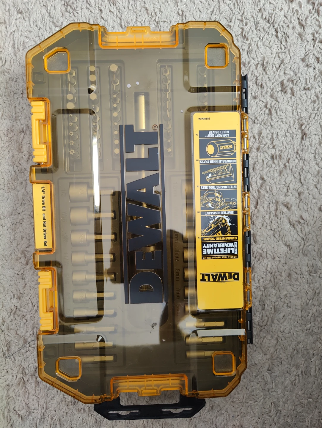 DeWalt 1/4" Drive Bit and Nut Driver Set