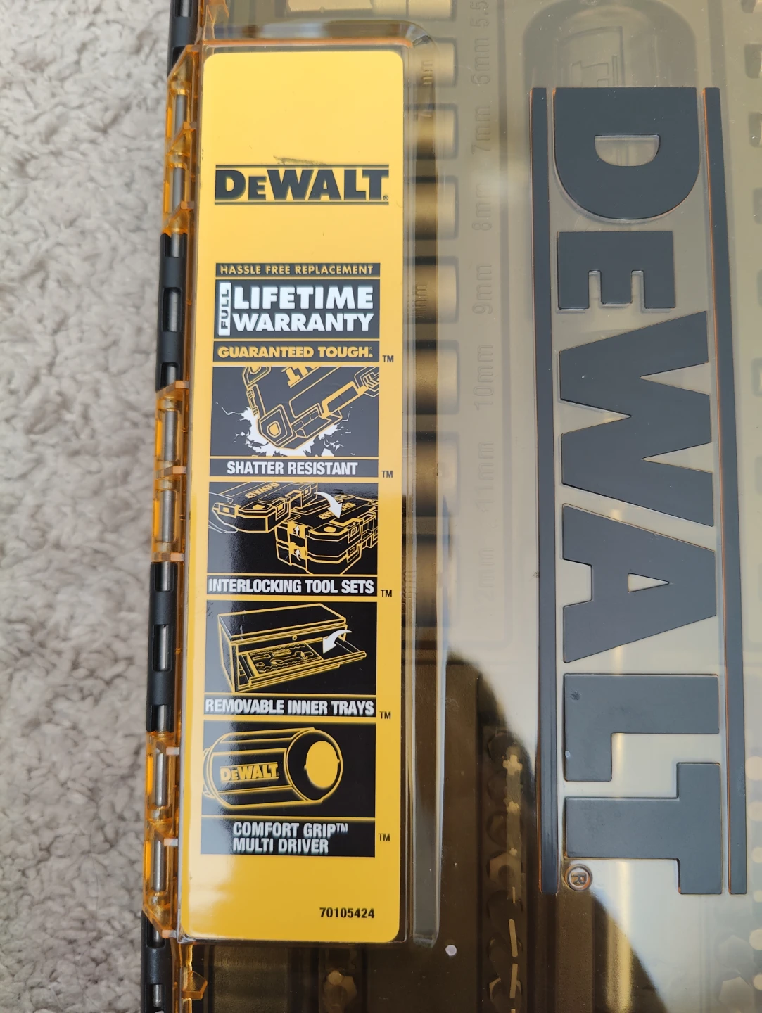 DeWalt 1/4" Drive Bit and Nut Driver Set - photo 3