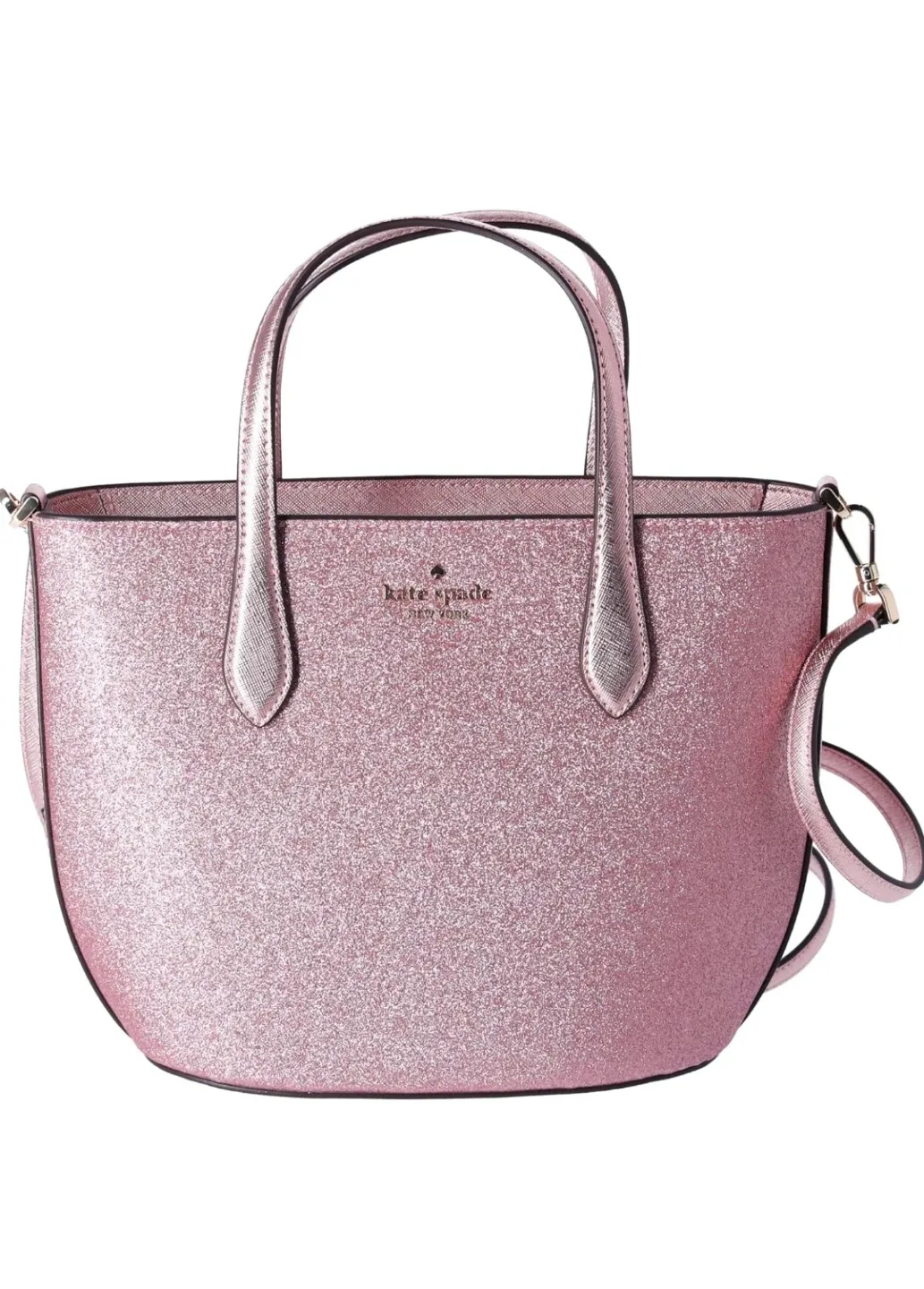 Kate Spade Glitter Glimmer Small Zip Satchel Crossbody