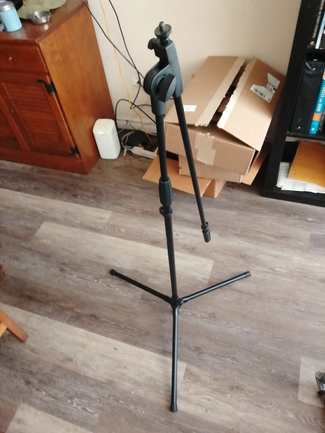 Black Microphone Stand