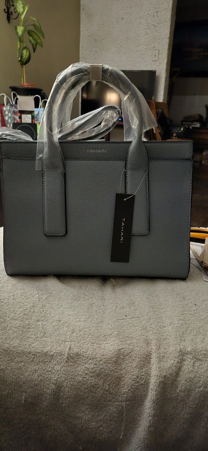 Tahari Grey Tote Bag - New with Tags