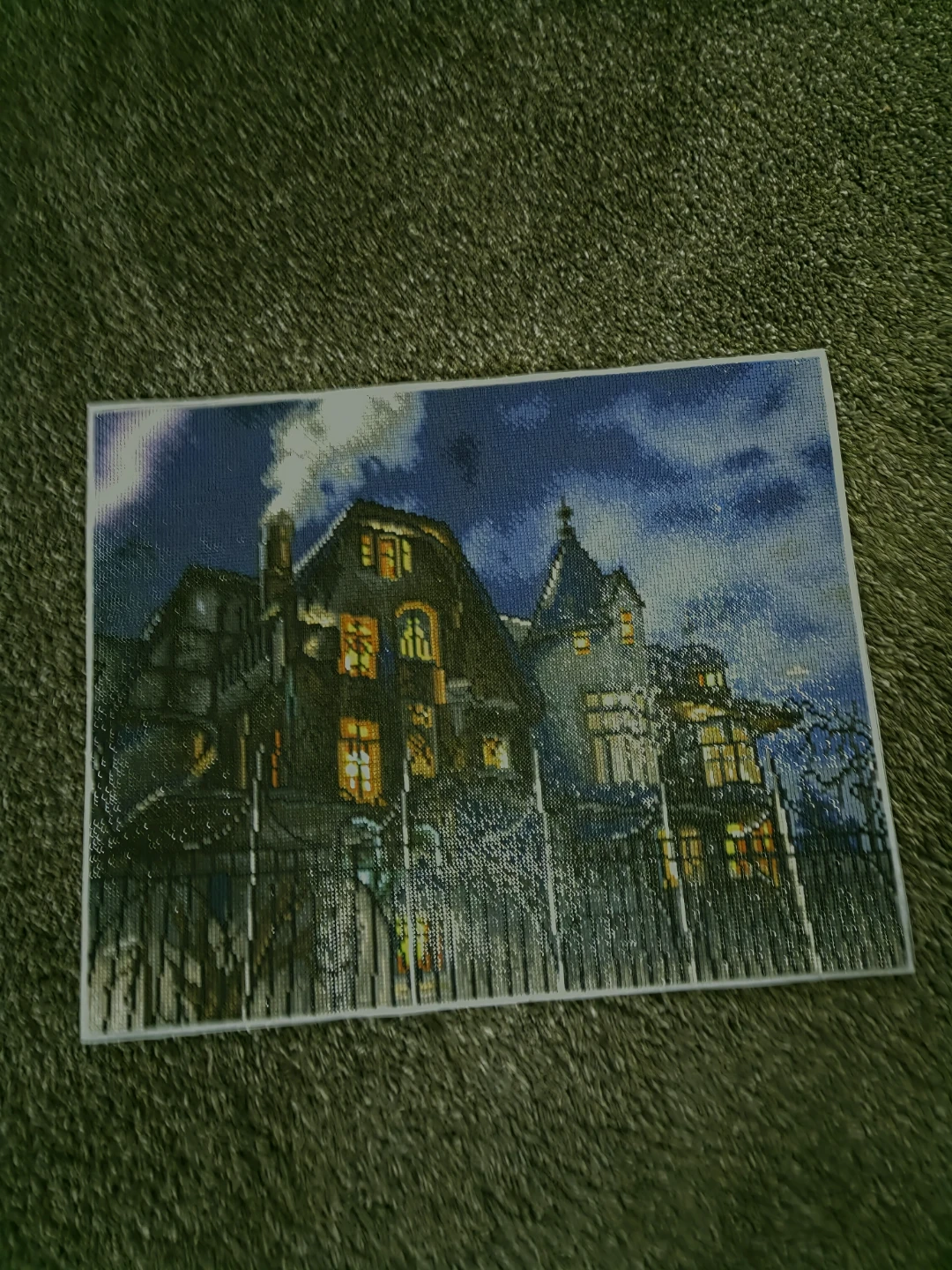 Diamond Painting Snowman & Haunted House - photo 3