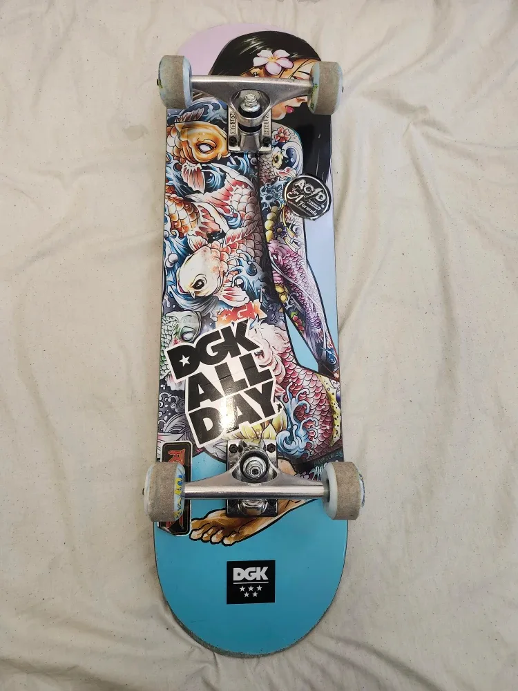 DGK Skateboard Deck with Acid Wheels image indicator(2)