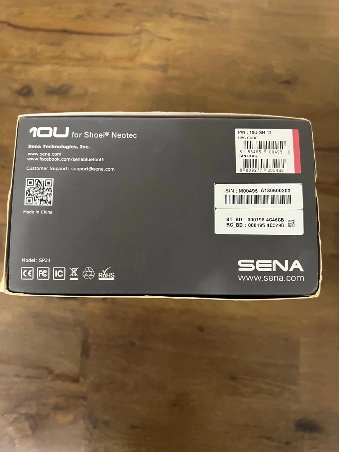 SENA 10U Bluetooth Communication System Headset - photo 3
