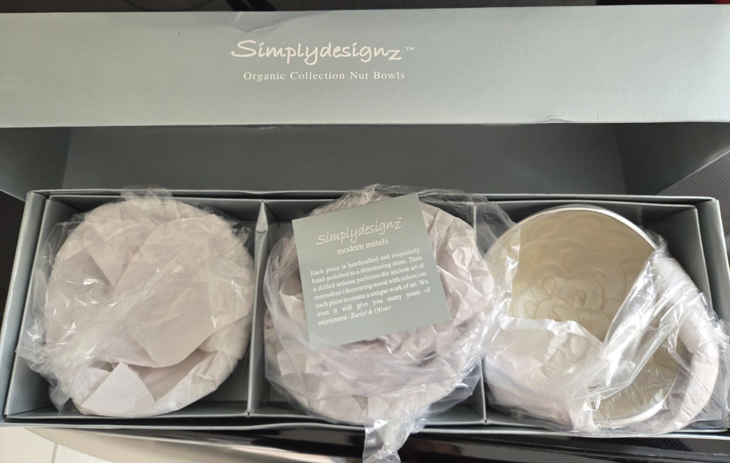 Simplydesignz Organic Collection Nut Bowls (New) - photo 2