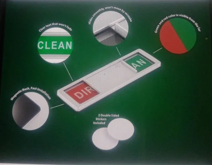 Dishwasher Clean Dirty Indicator, Easy to Read & Slide, image indicator(3)