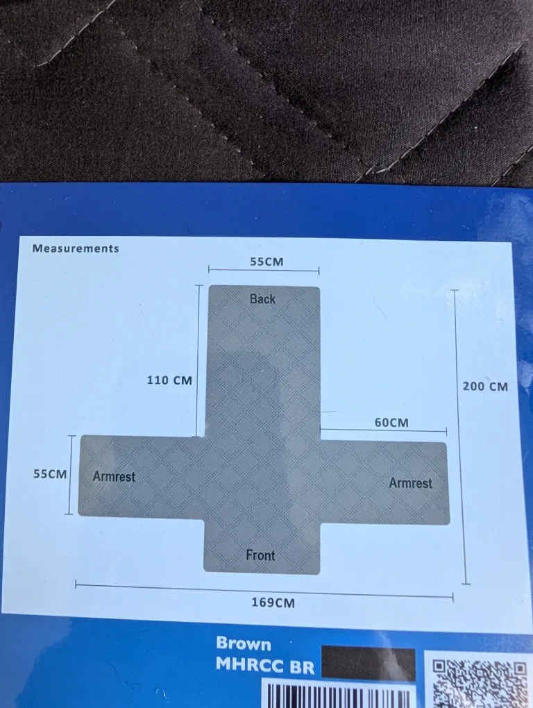 MOBB Recliner/Couch Chair Cover - Brown image indicator(2)