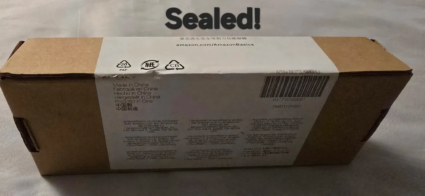 NEW! Amazon Basics Emergency Seat Belt Cutter & Window Hammer! image indicator(9)