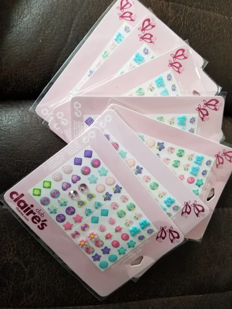 Claire's Club Ear Stickers - New $2 Each or 3/$5