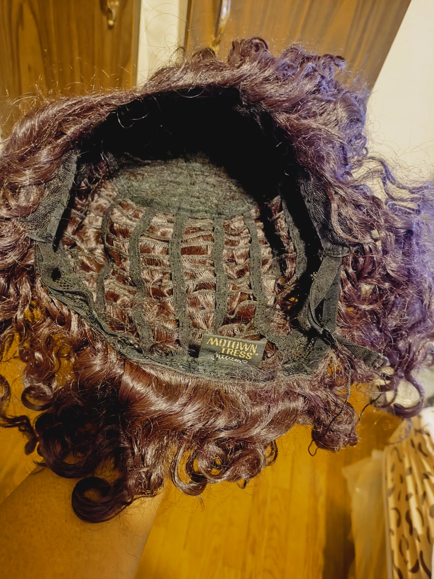 #Cleanout Motown Tress Wig Purple Used - photo 5