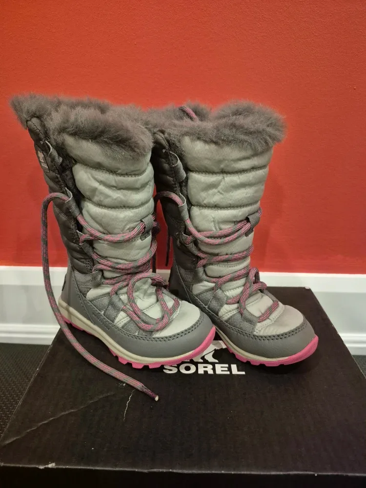 Sorel Children's Whitney Lace Winter Boots Size 9 image indicator(2)