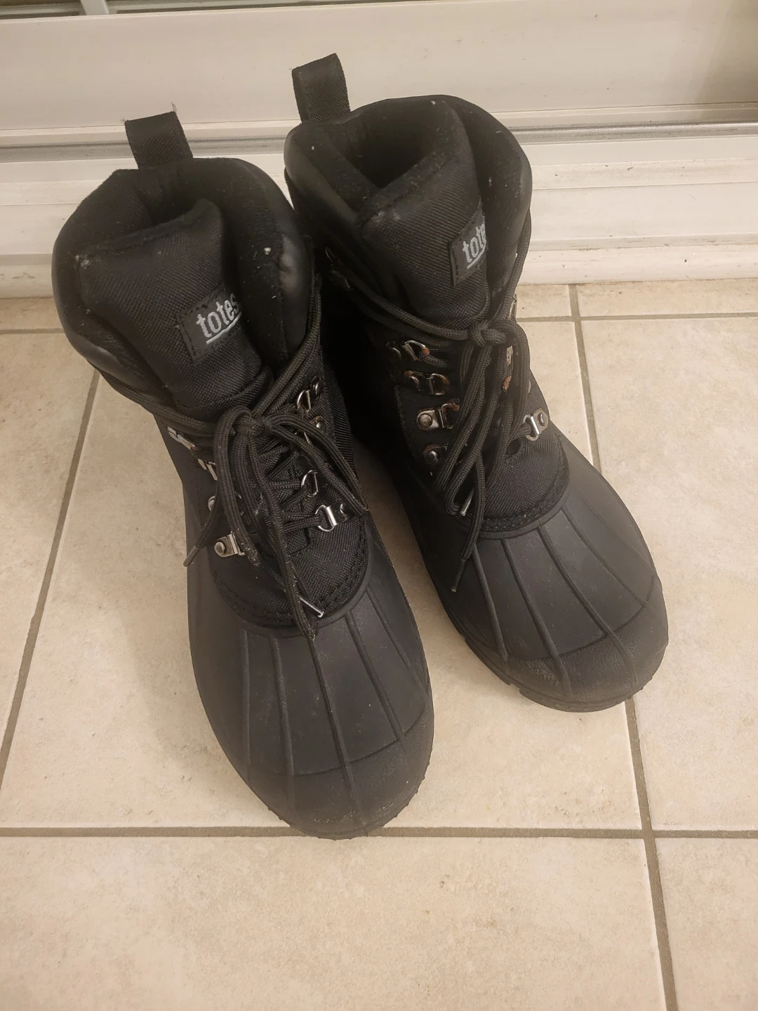 Totes KECAP Black Winter Boots - Size 9M
