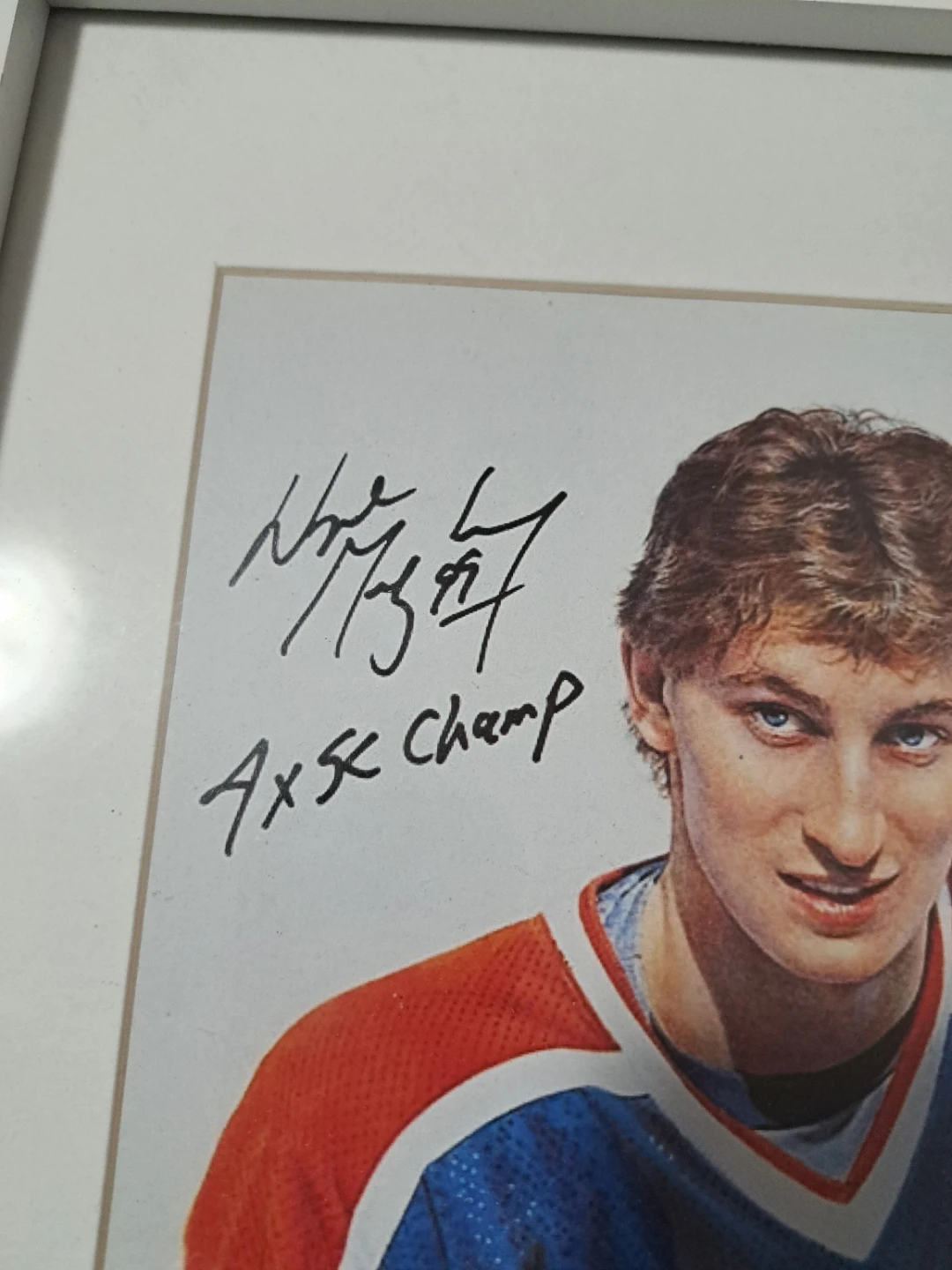 Wayne Gretzky Signed Oilers Print - photo 3