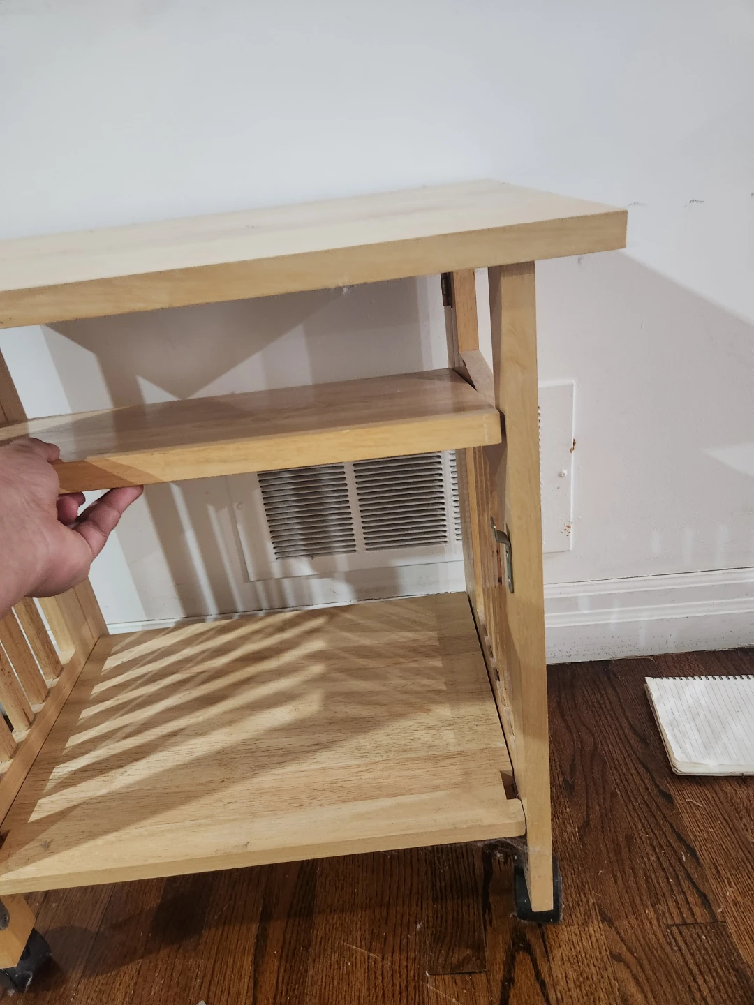 Wooden Kitchen Cart with Wheels - photo 4