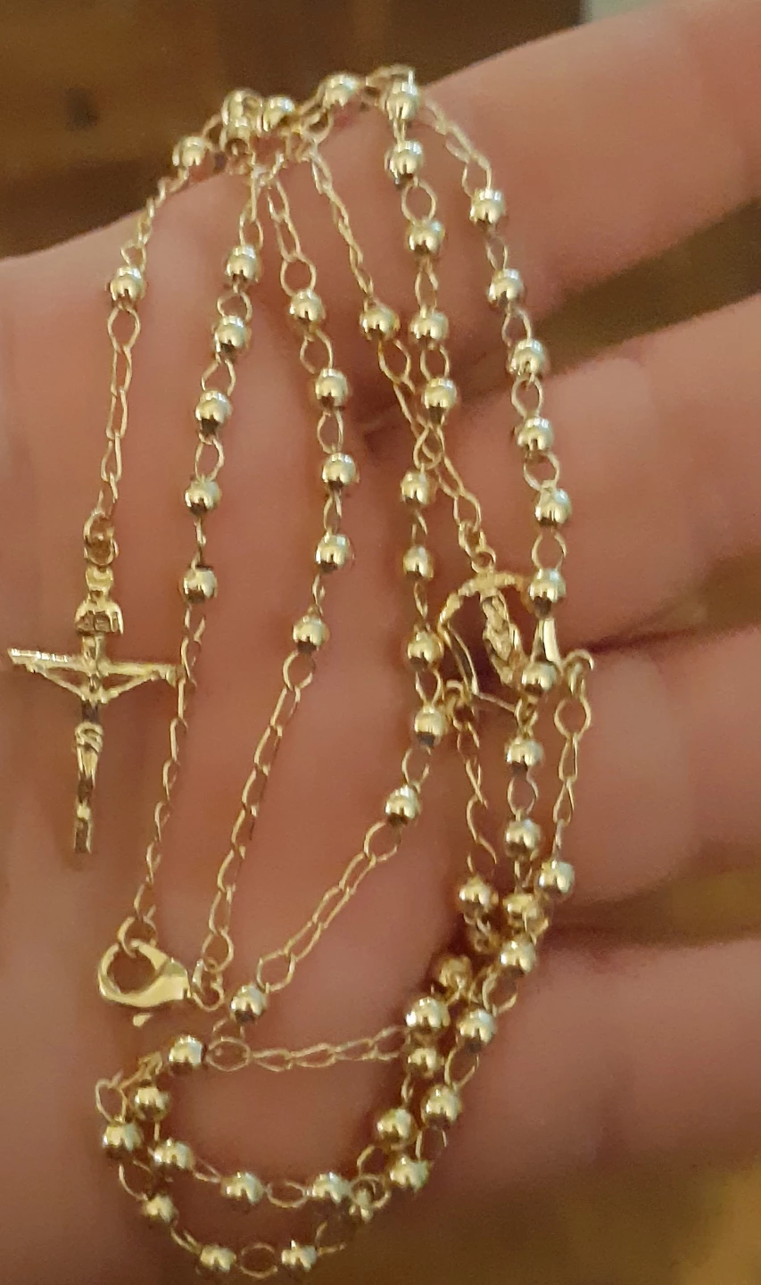 Gold Plated Rosary - photo 3