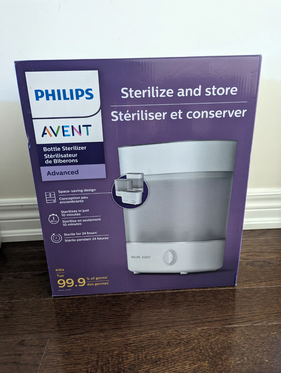 Philips Avent Bottle Sterilizer SCF291/00 - Like New!