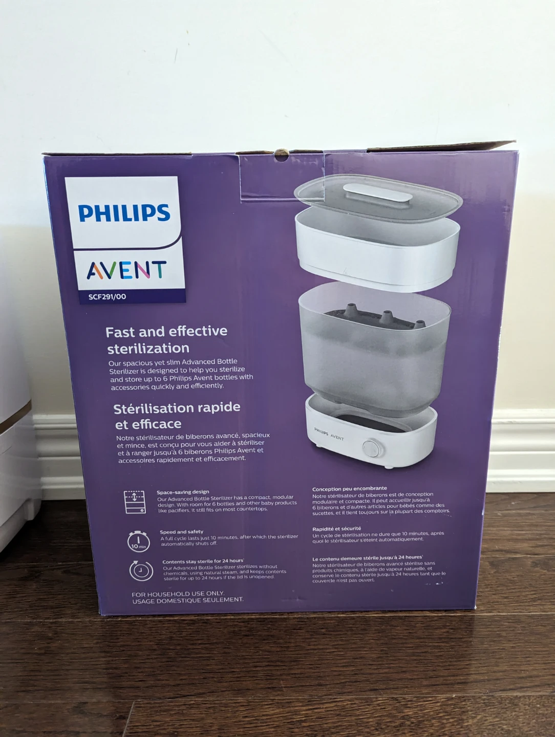 Philips Avent Bottle Sterilizer SCF291/00 - Like New! - photo 2