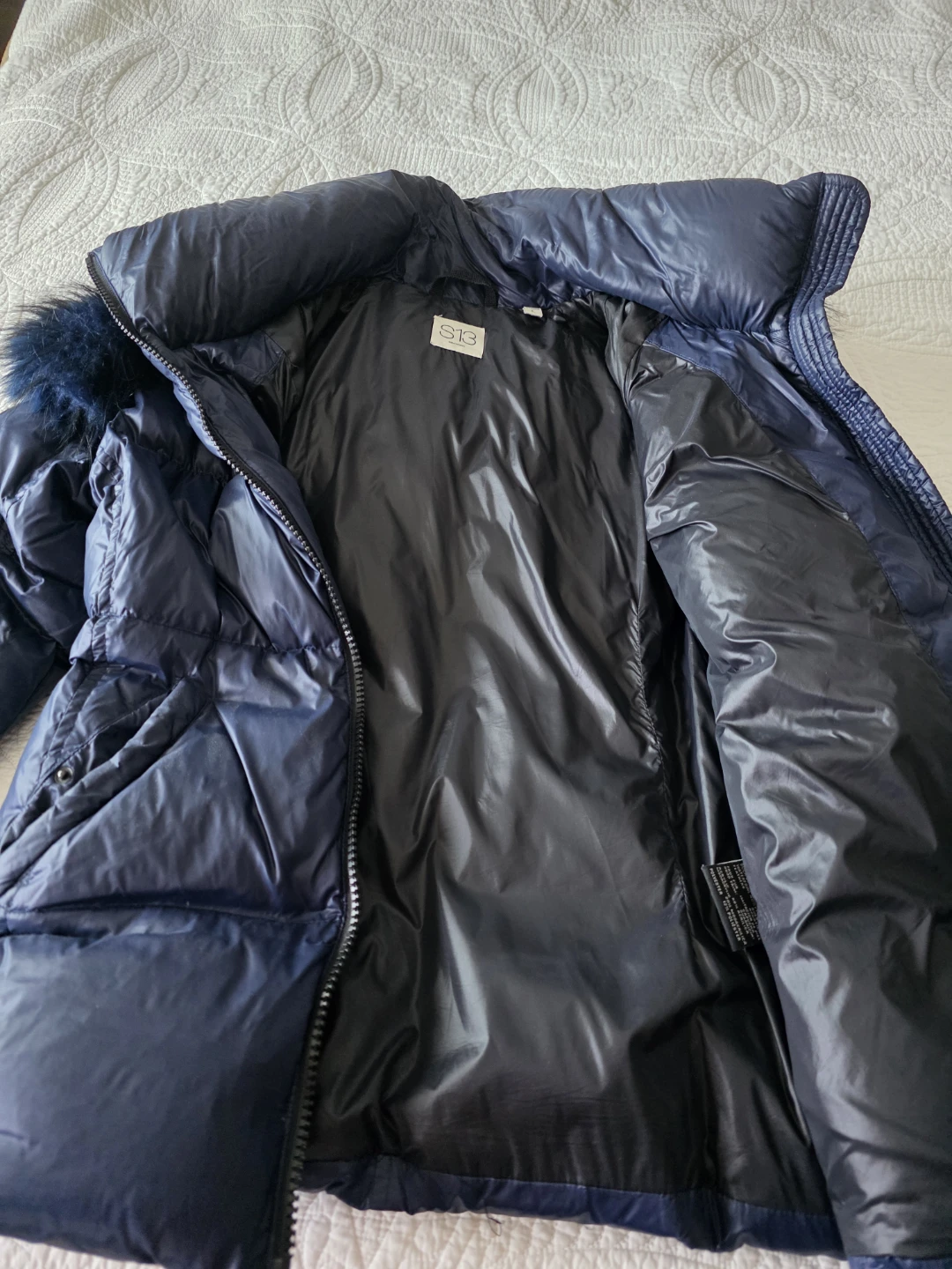 S13 New York Down Puffer Jacket - Size L