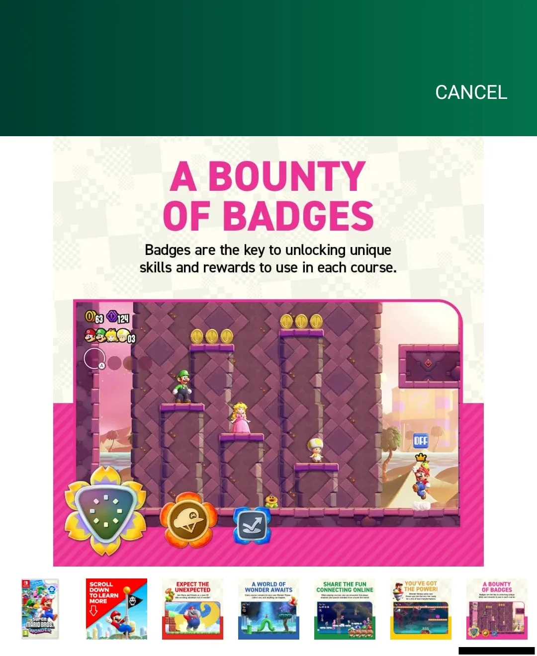 Super Mario Bros Wonder! Brand New! image indicator(6)