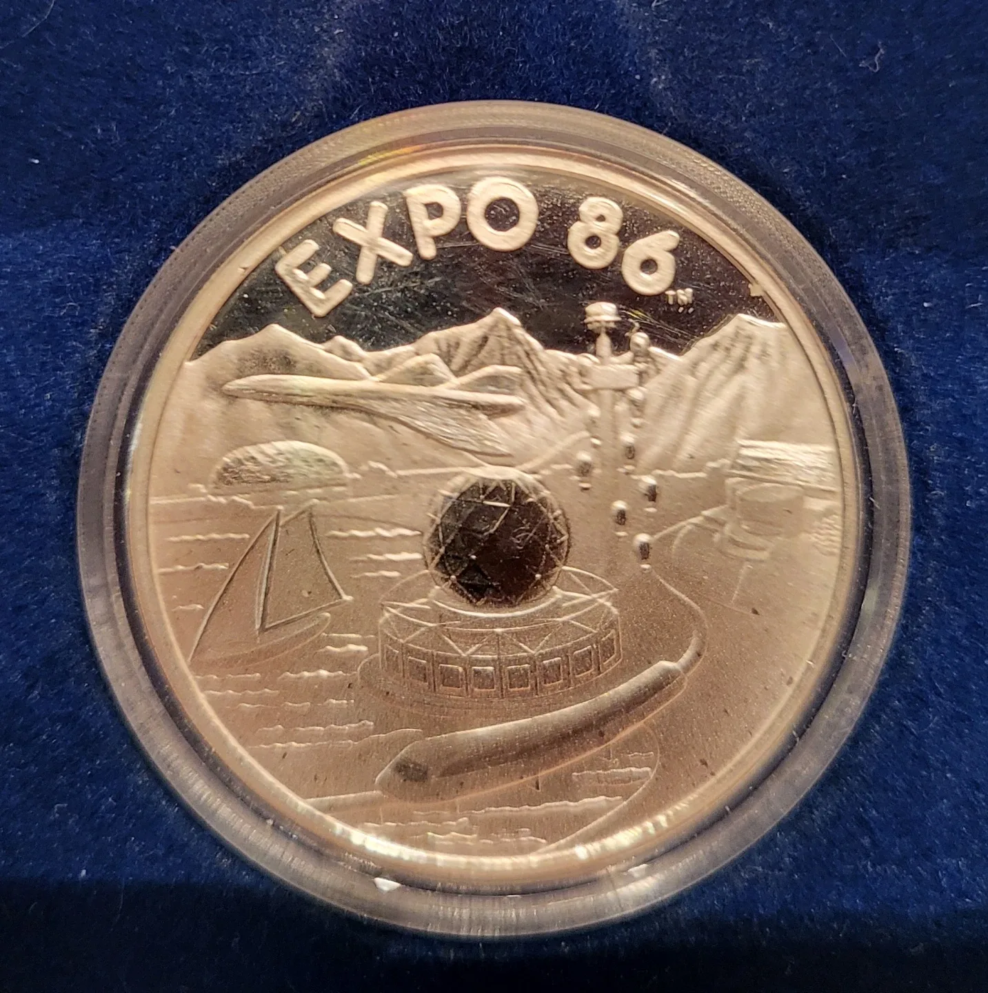 Expo 86 Official Fine Silver Commemorative Medallions Set image indicator(6)