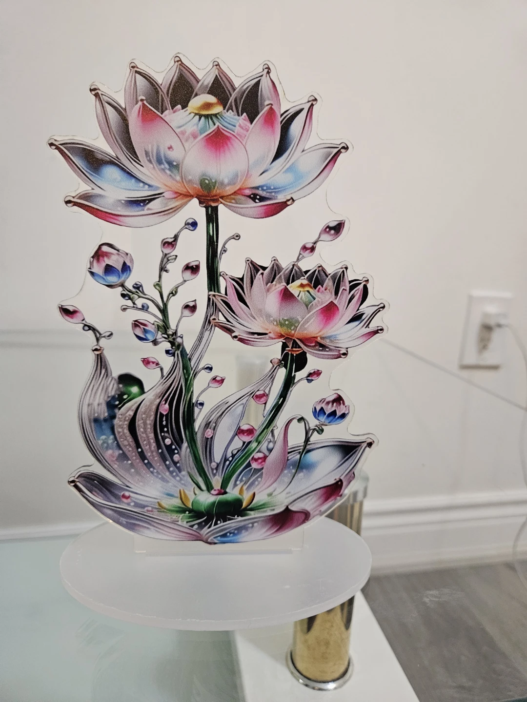 Lotus Flower Acrylic Stand Decor - photo 4