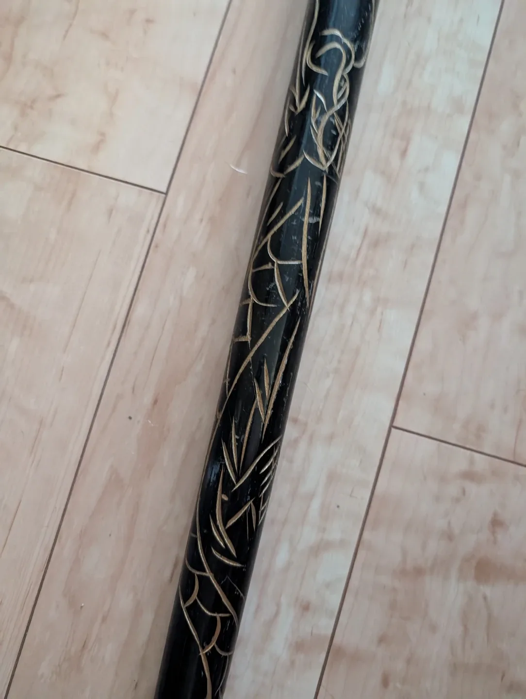 Vintage Black Walking Stick/Pool Cue #Cleanout image indicator(4)