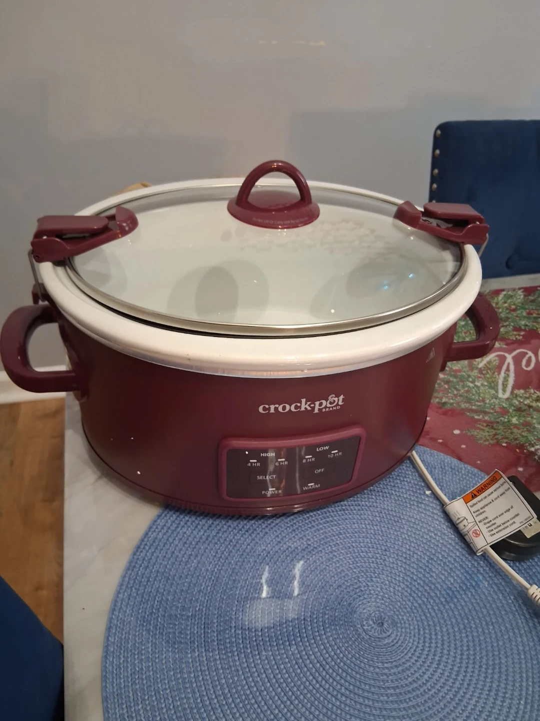Crockpot Cook & Carry Locking Lid Slow Cooker