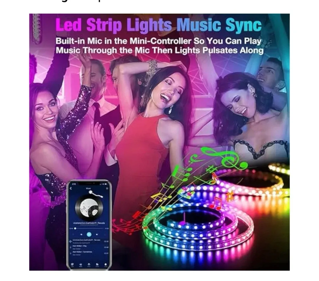 #Cleanout Reemeer 100ft LED Strip Lights image indicator(3)