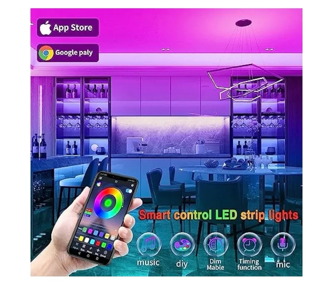 #Cleanout Reemeer 100ft LED Strip Lights image indicator(4)