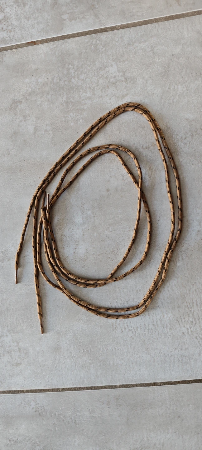 Brown & Black Hiking Boot Laces