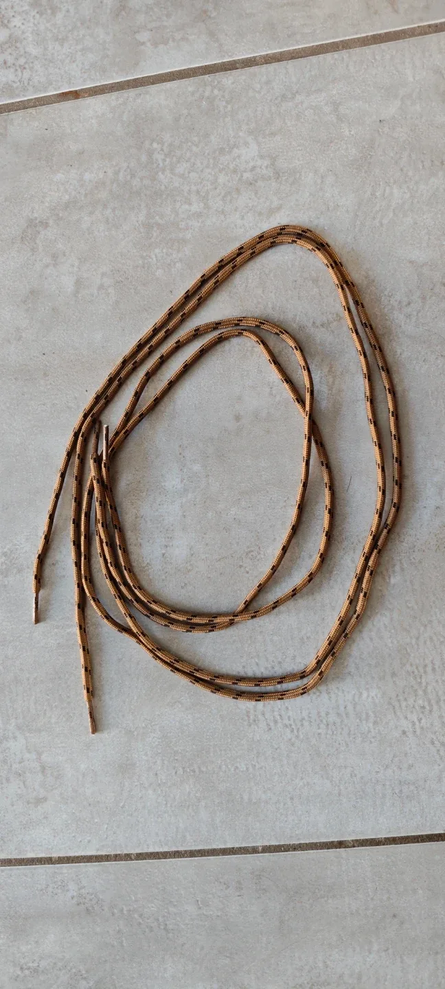 Brown & Black Hiking Boot Laces