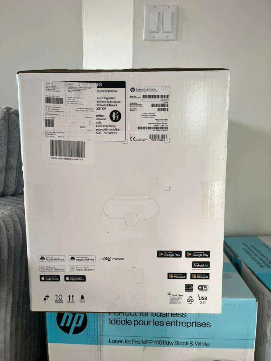 New HP LaserJet Pro 4101fdw Black & White Printer