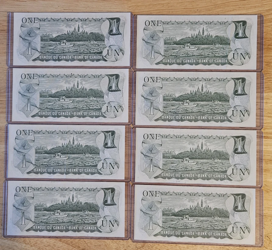 Canadian One Dollar Bills - Bank of Canada - photo 2