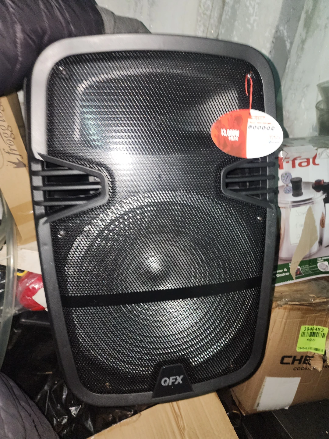 QFX PBX-616SM 15" Rechargeable Bluetooth Speaker w/ Mic & Stand - photo 2