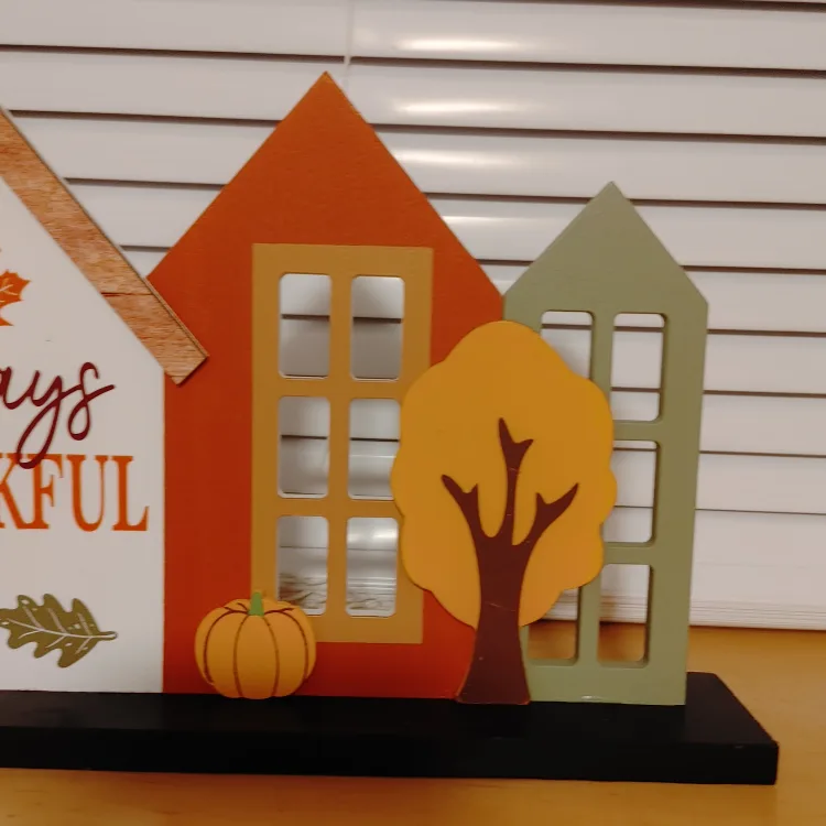 Wooden Fall Decor - Always Thankful image indicator(2)