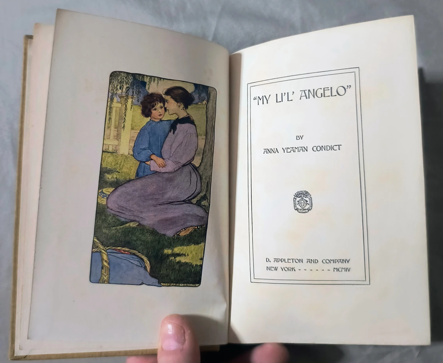 "My Li'l Angelo" rare 1st edition, hardback, 1904 - photo 4
