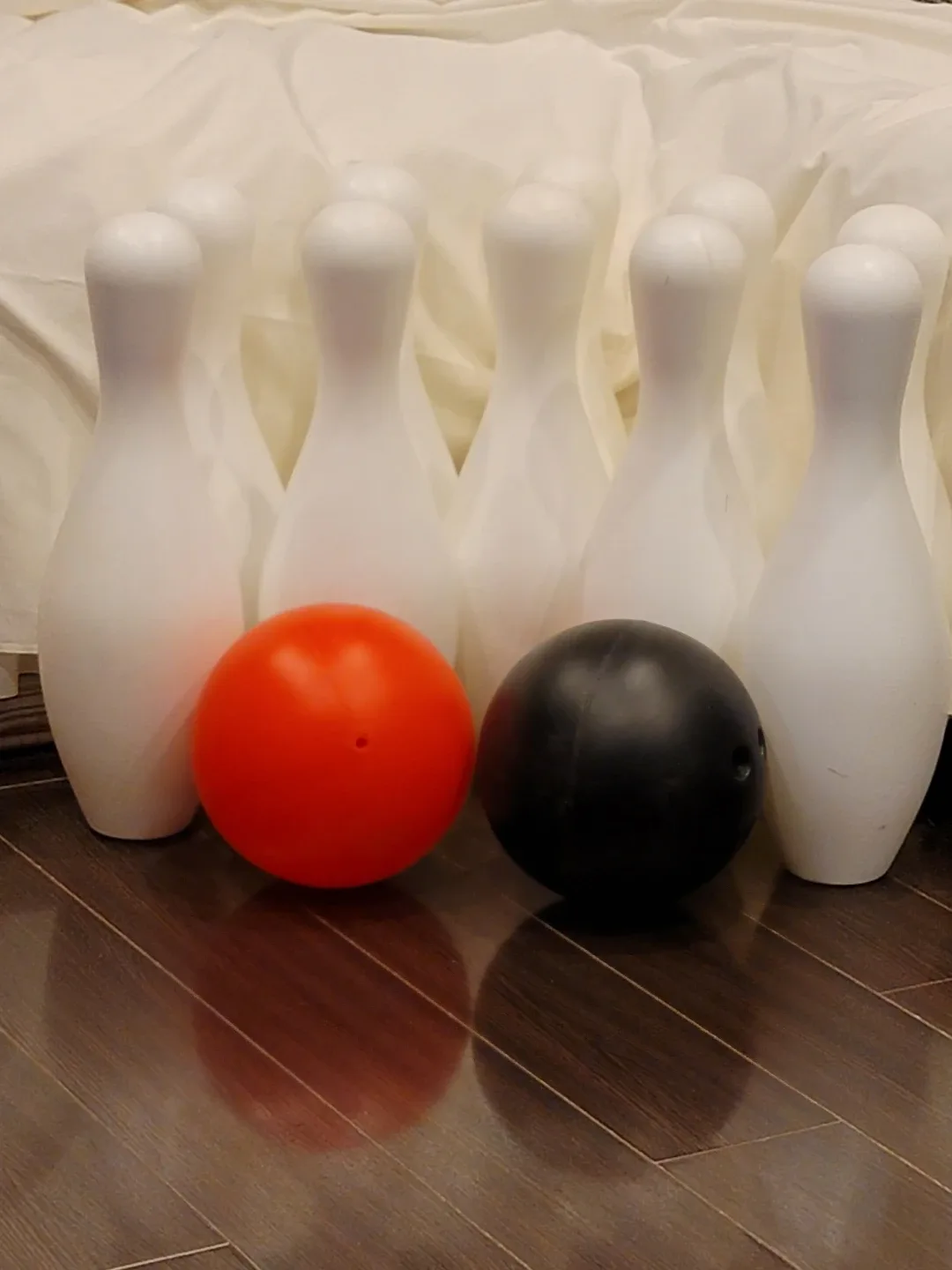 Kids Bowling Set with 2 Balls & 10 Pins  #cleanout