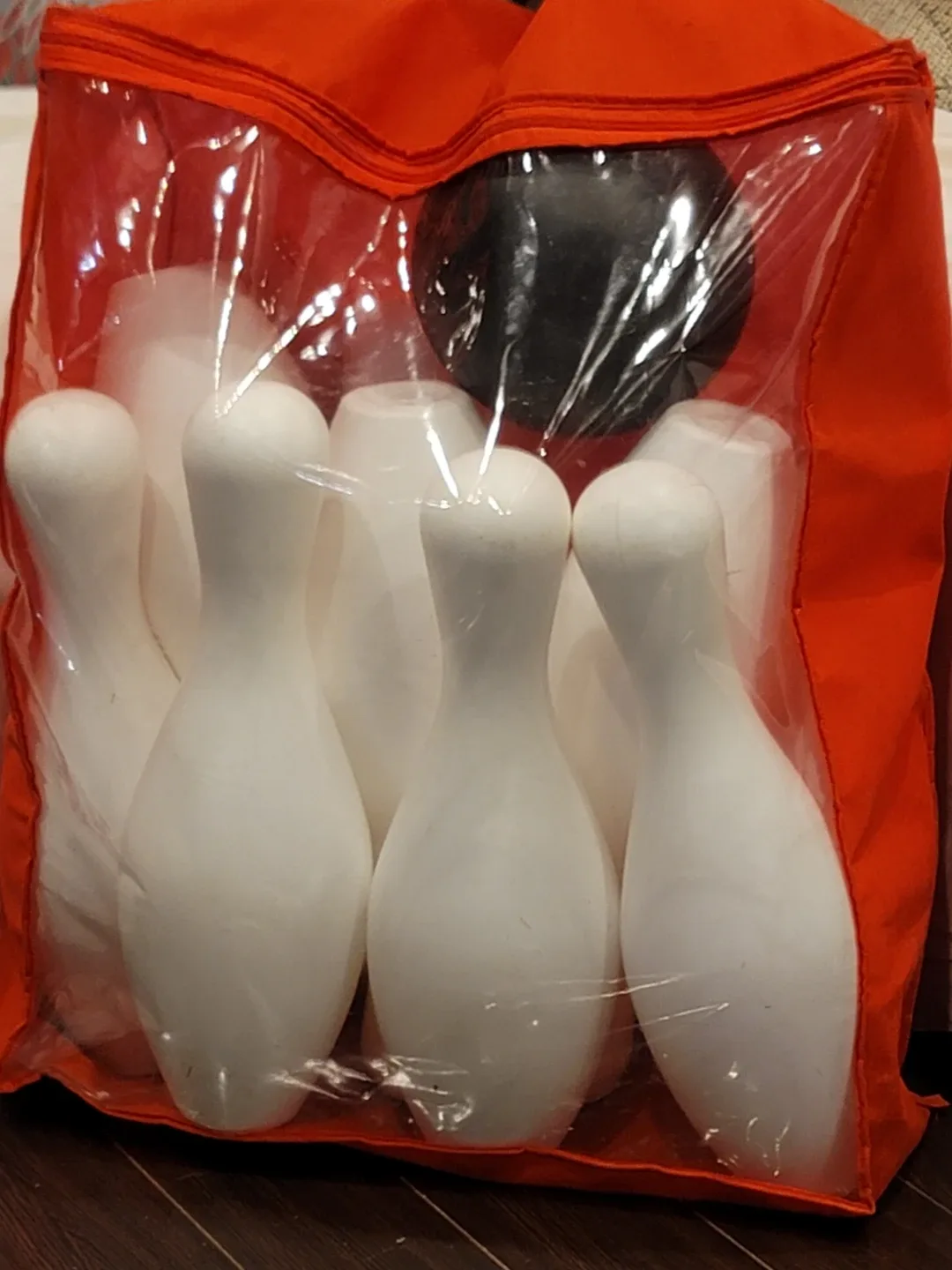 Kids Bowling Set with 2 Balls & 10 Pins  #cleanout image indicator(2)