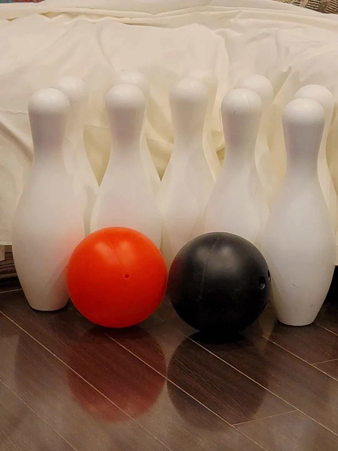 Kids Bowling Set with 2 Balls & 10 Pins  #cleanout image indicator(3)