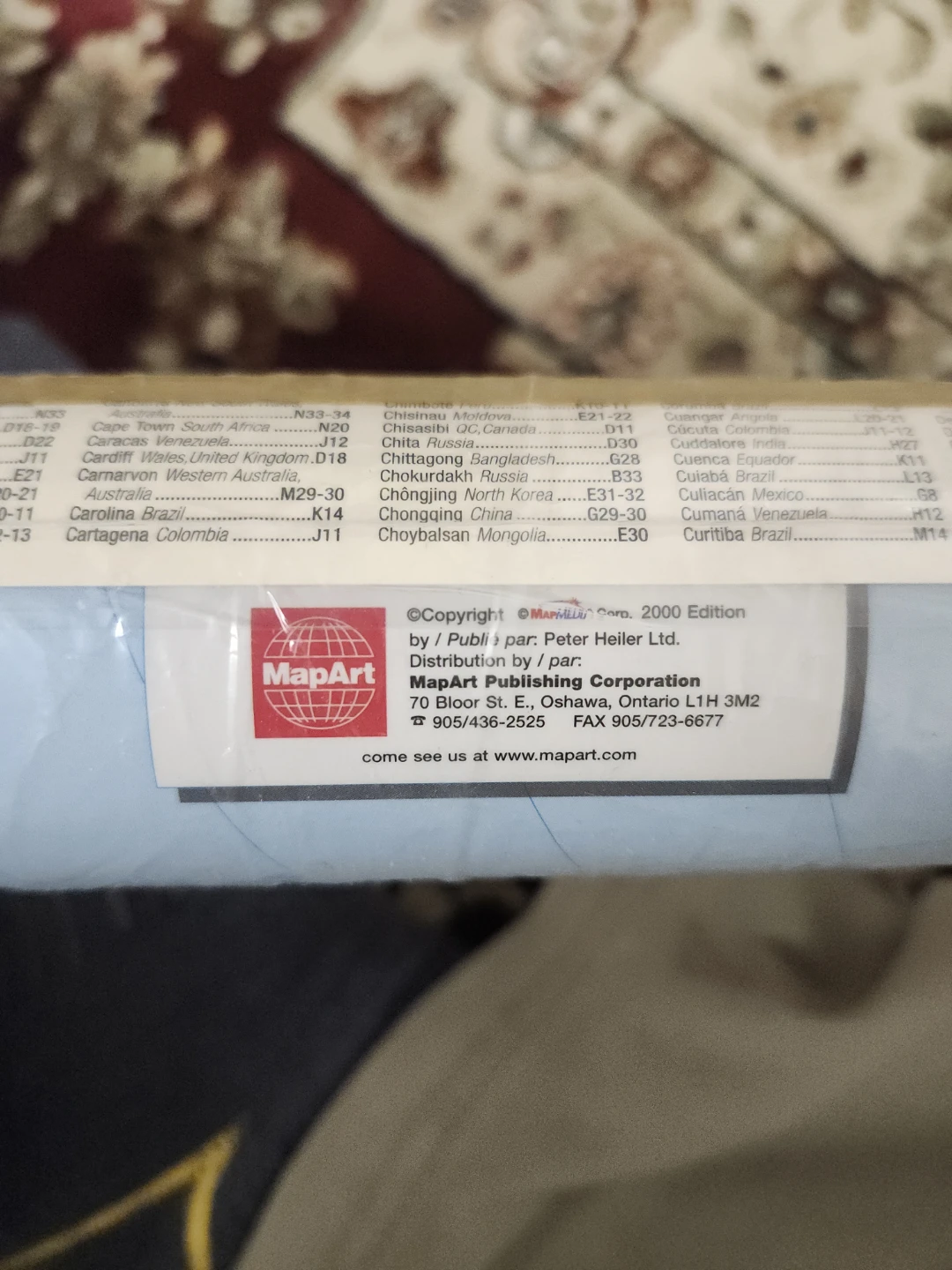 World Laminated Political Wall Map - photo 3