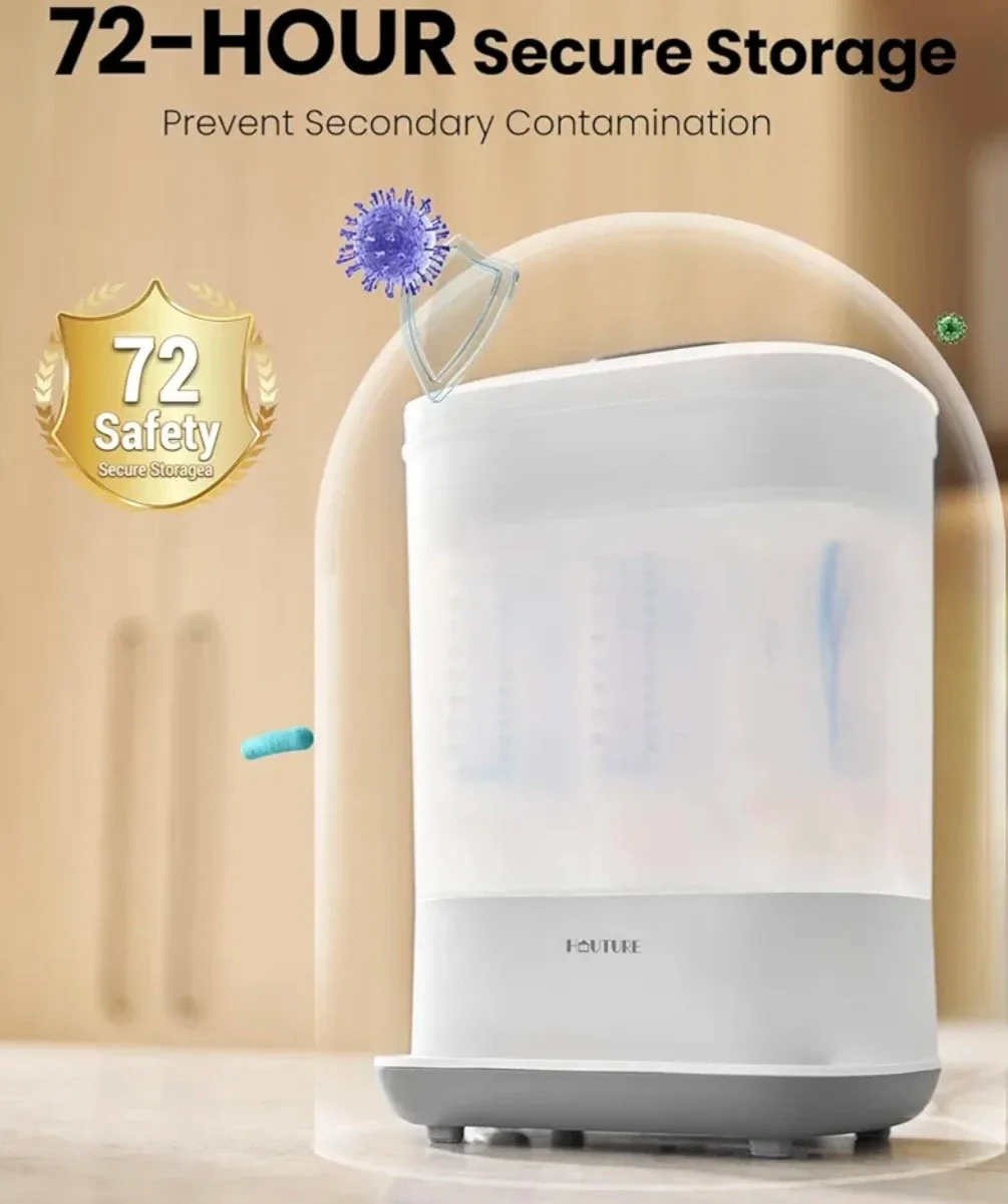 Hauture Baby Bottle Sterilizer 6 in 1Sterilizer Dryer image indicator(5)