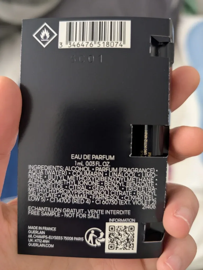 Guerlain Paris Tote Bag & Shalimar Perfume Sample 1ml x 2 image indicator(3)