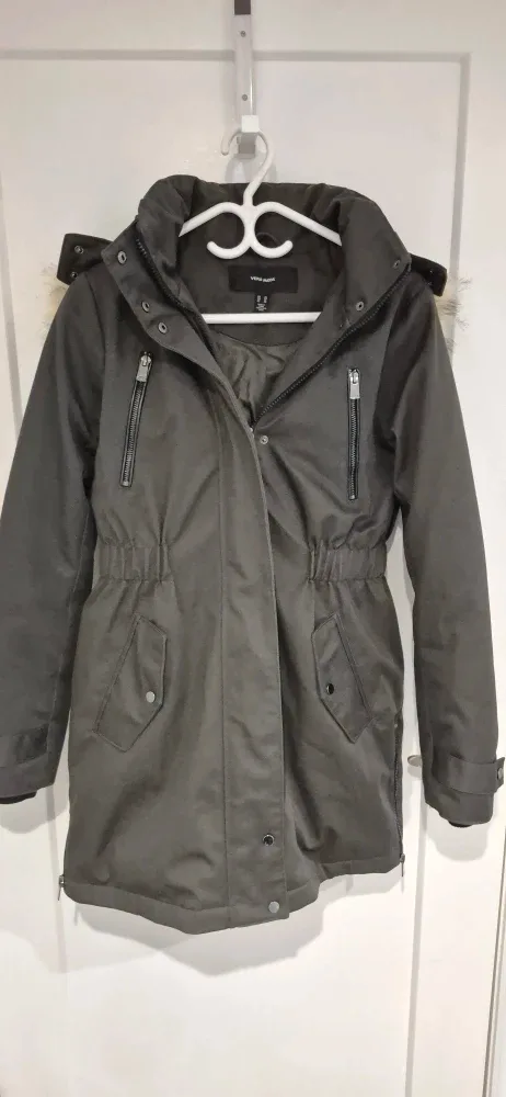Vero Moda Olive Green Winter Parka - Size S