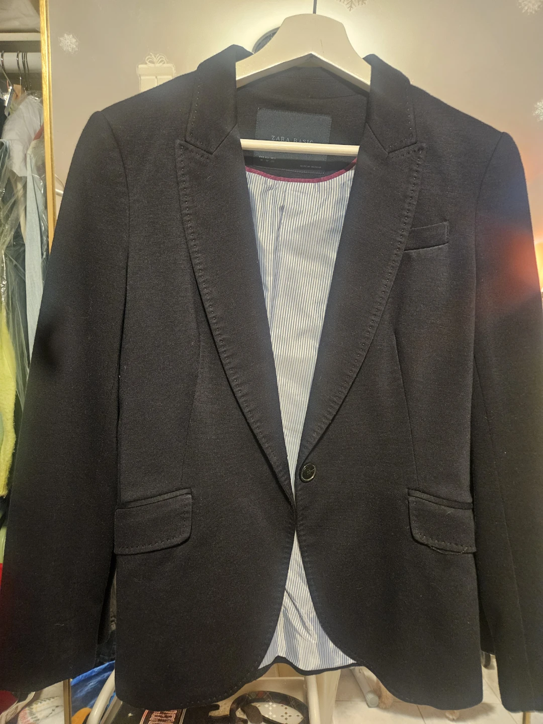Zara Basic Black Blazer - Size M - photo 2