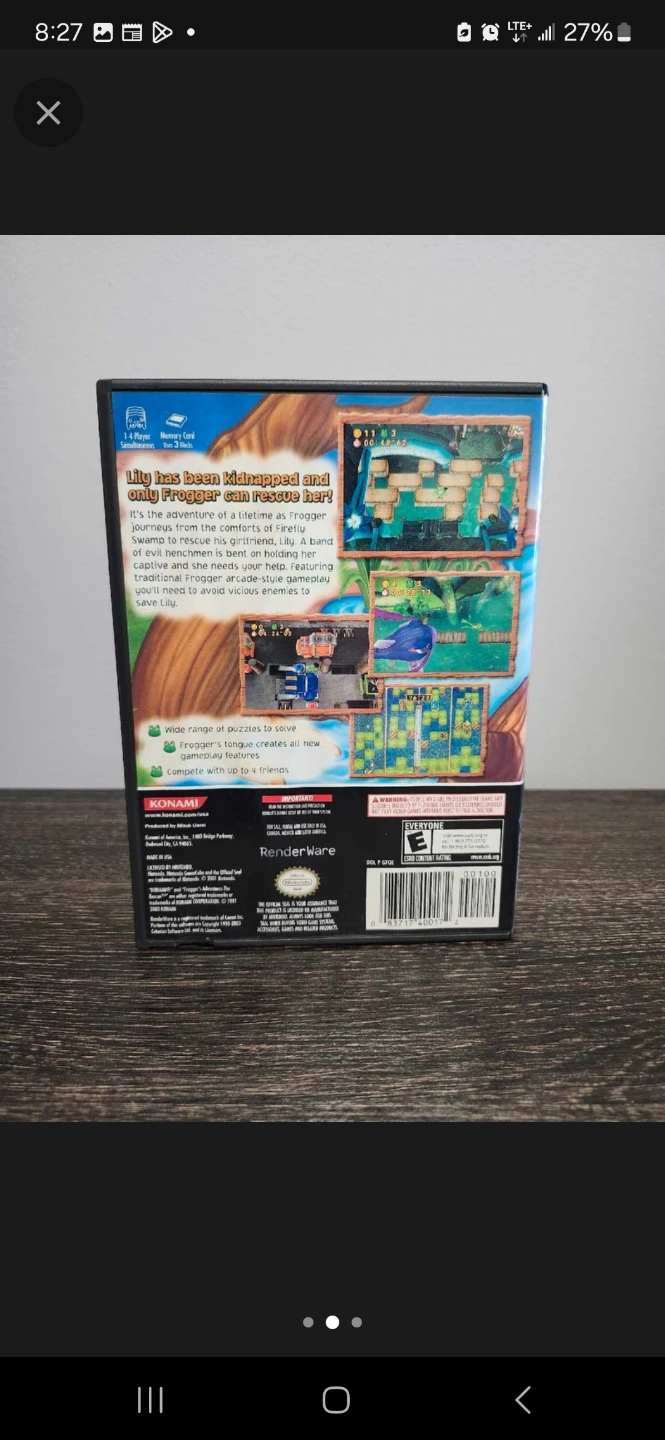 Nintendo Gamecube Froggers Adventures The Rescue Konami - photo 2