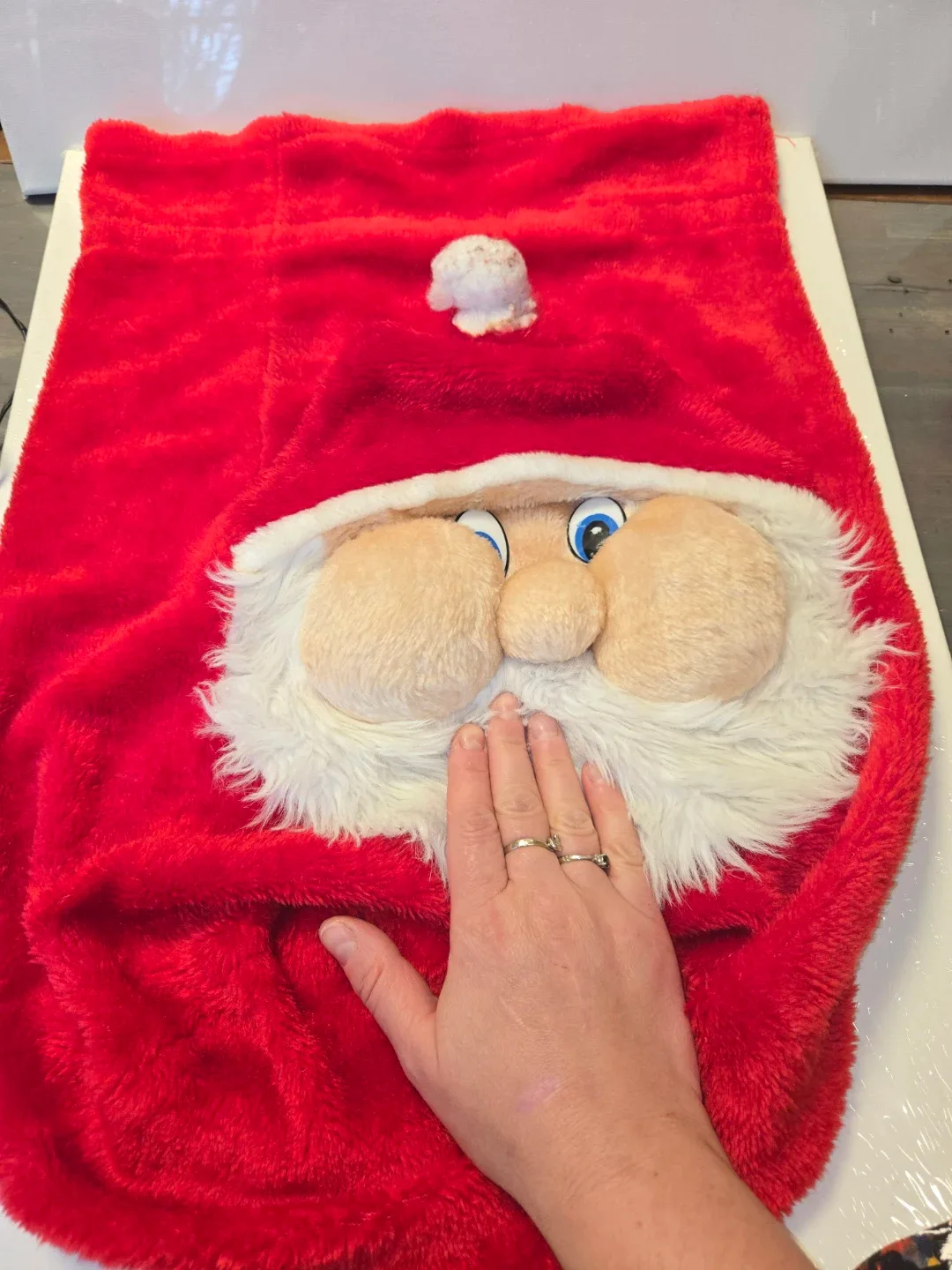 Santa Claus Plush present bag