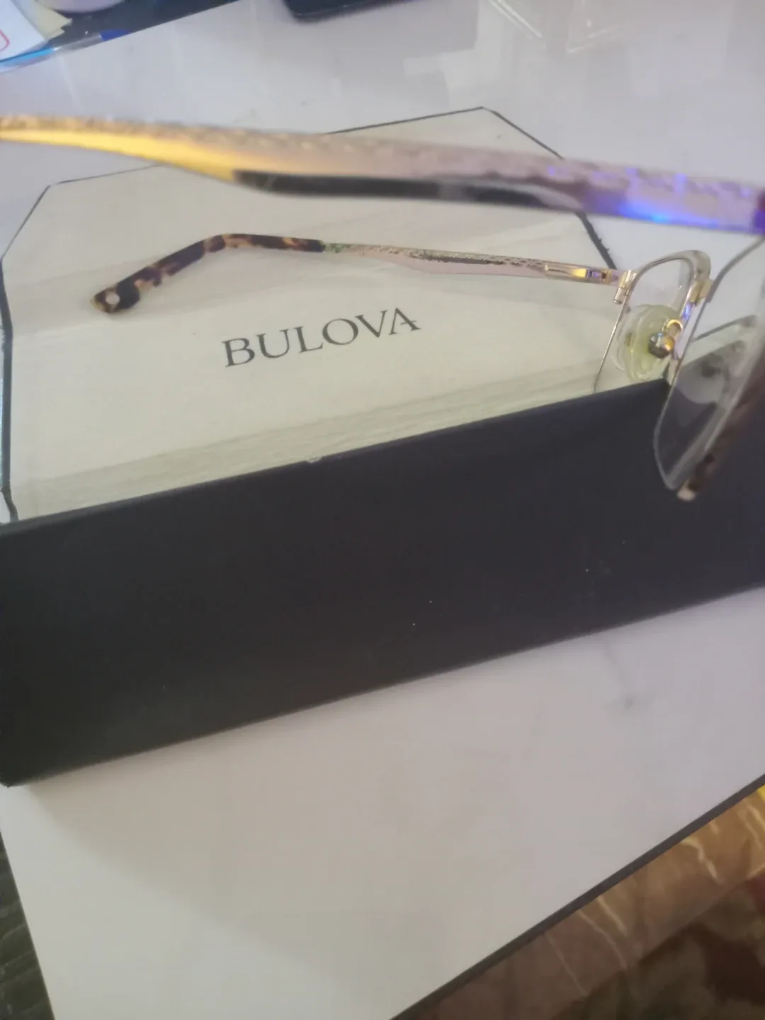 Bulova Eyeglasses,lens is 250 to 300 image indicator(4)
