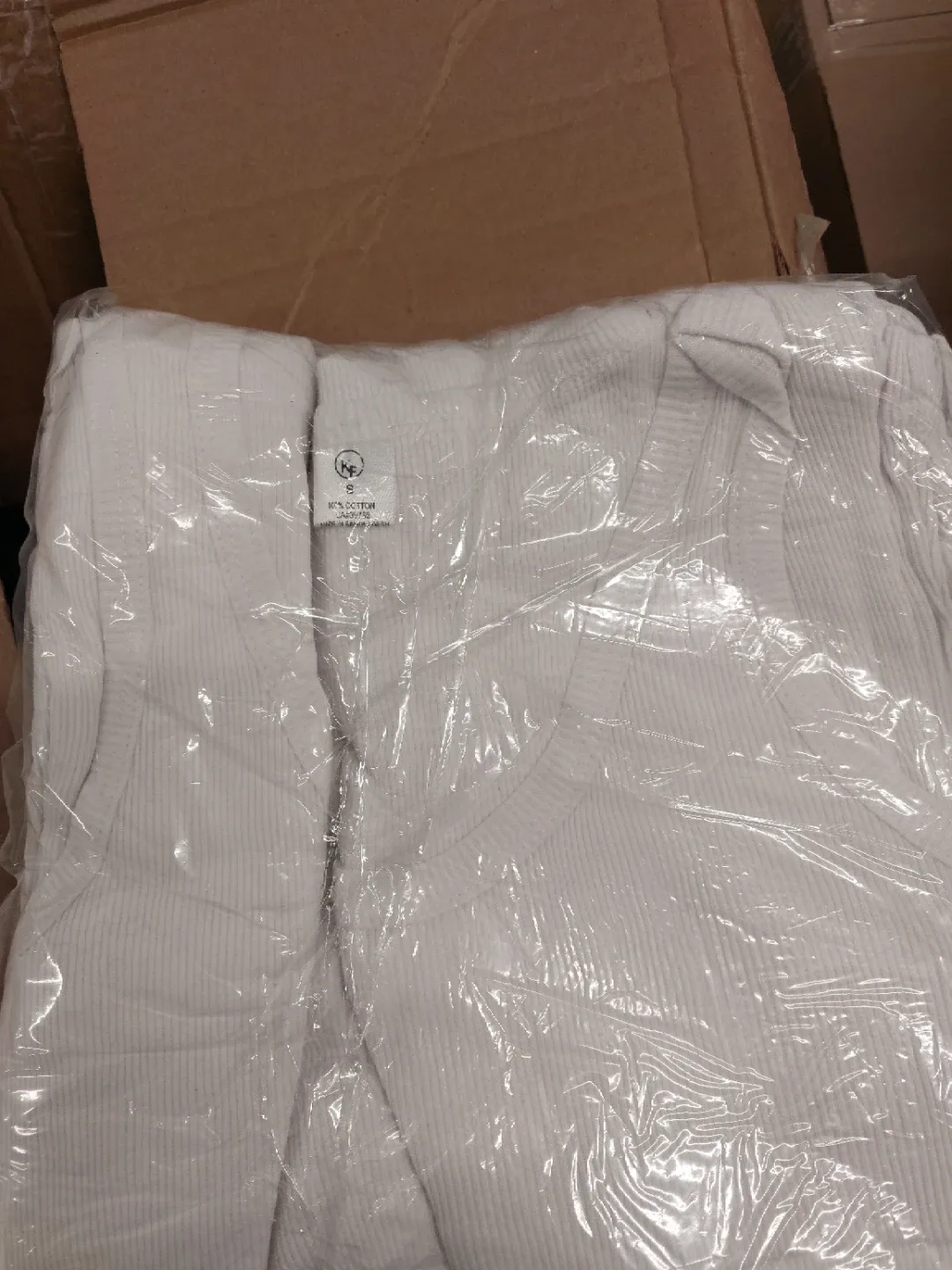 New Blue Vineyard White Cotton T-Shirt XL