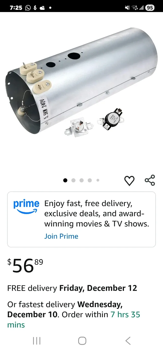 DRELD Dryer Heating Element image indicator(2)