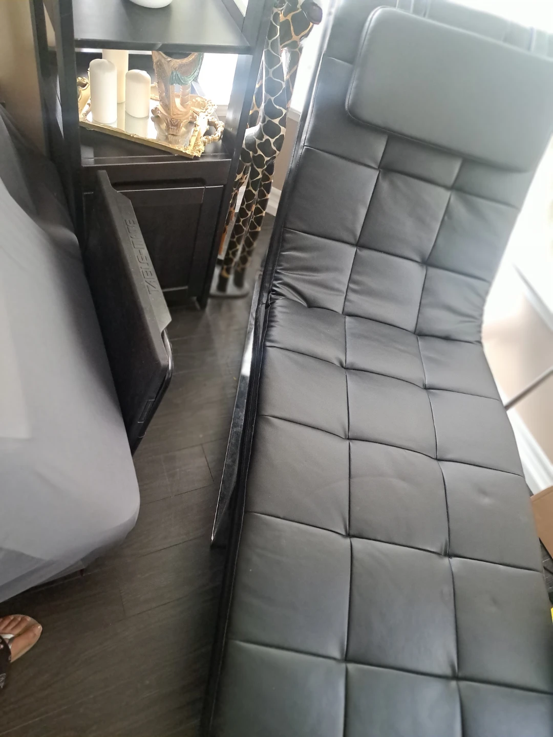Black Leather Chaise Lounge Chair - Wayfair - photo 2